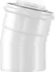 Bosch-Abgaszubehoer-FC-CE80-15-Doppelrohrbogen-15-Gr-d:80-125mm-7738112594 gallery number 1